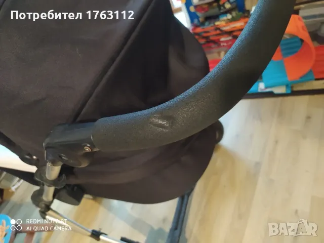 Детска количка Mamas and Papas Zoom,чадър и дъждобран,3 колела,с лека драскотина в дръжката, нови , снимка 6 - Детски колички - 48195945