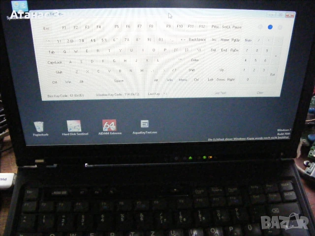 Работещ лаптоп IBM ThinkPad T41 цял или за части, снимка 4 - Части за лаптопи - 50549211