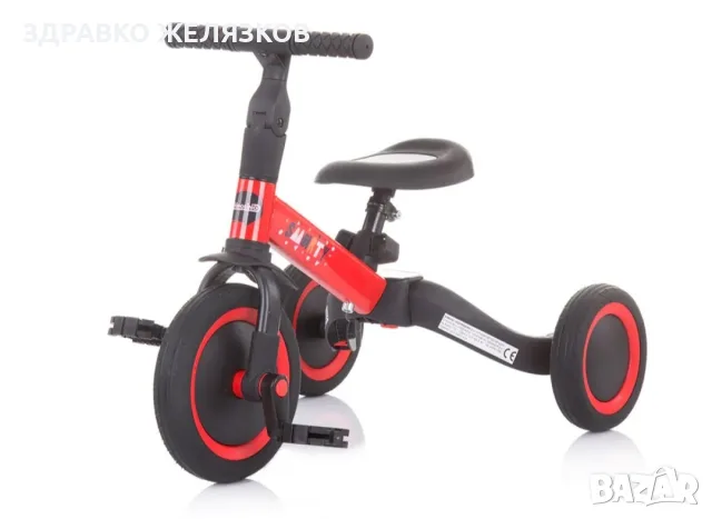 CHIPOLINO Триколка 2в1 СМАРТИ, снимка 5 - Детски велосипеди, триколки и коли - 56132404