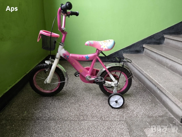 Детско колело с помощни колела, снимка 3 - Велосипеди - 53451932