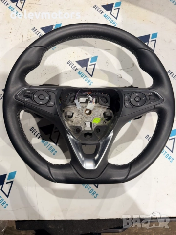 98356599YX трилъчев кожен мултифункционален волан с пера от Opel Mokka 1.2i автоматик,131 кс. 