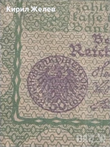 РАЙХ БАНКНОТА 50 марки 1919г. Германия УНИКАТ ЗА КОЛЕКЦИОНЕРИ 36810, снимка 5 - Нумизматика и бонистика - 39898999