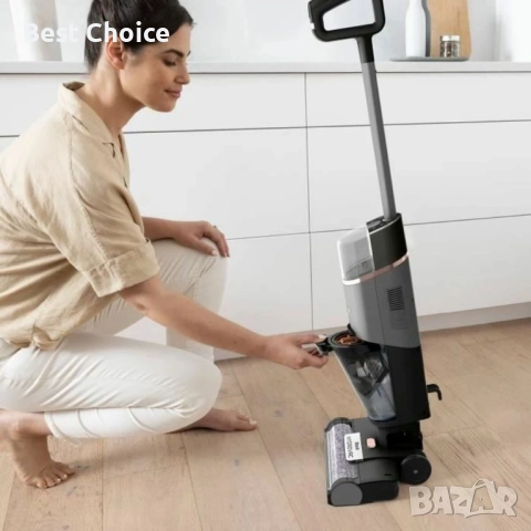 Безжична прахосмукачка и моп Shark HydroVac, снимка 4 - Прахосмукачки - 52712608