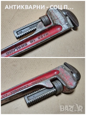 Стар Соц Английски Тръбен Ключ. , снимка 8 - Антикварни и старинни предмети - 50823435