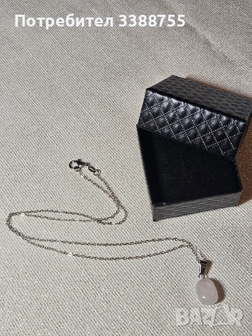 Ръчно изрботени сребърни колиета с естествени камъни, снимка 2 - Колиета, медальони, синджири - 53644827