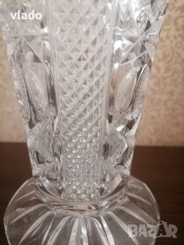 Кристална ваза, снимка 5 - Вази - 41684114