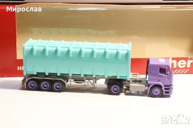 HERPA H0 1/87 IVECO ЦИСТЕРНА СИЛОЗ КАМИОН МОДЕЛ, снимка 4 - Колекции - 53522602