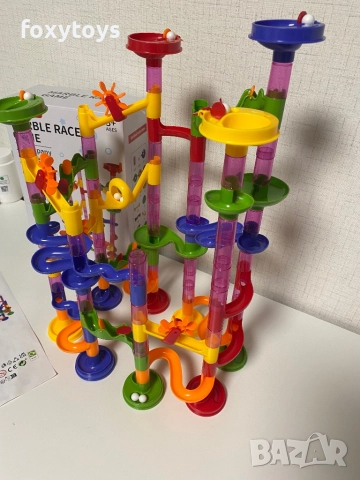 Конструктор - Път с топчета - 105 елемента, снимка 15 - Образователни игри - 51848862