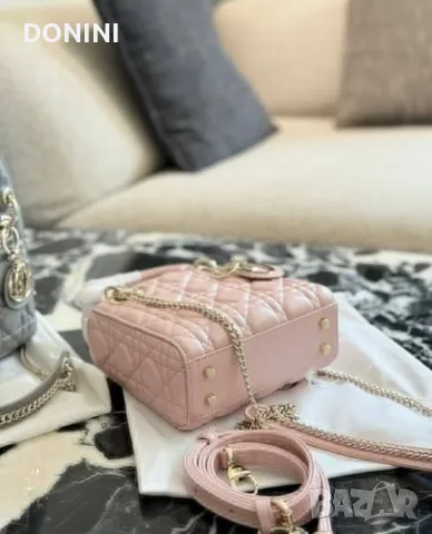 Christian Dior Дамска чанта, кожа, снимка 6 - Чанти - 56339830
