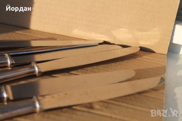 6 броя посребрени ножове , снимка 2 - Други ценни предмети - 44420853