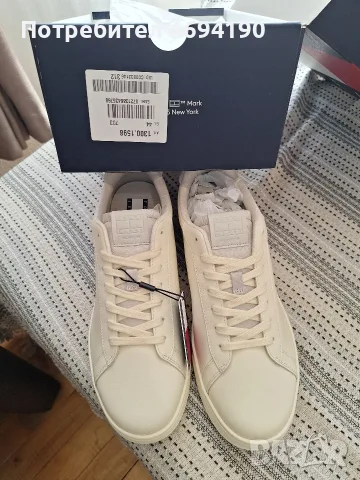 Оригинални кожени маратонки TOMMY HİLFİGER, снимка 8 - Маратонки - 55851609