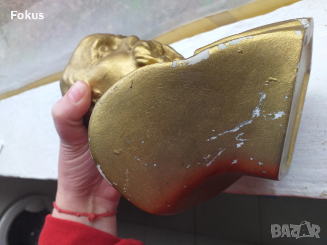 ТОНИРАН ГИПСОВ БЮСТ НА ШЧЕДРИН, снимка 6 - Антикварни и старинни предмети - 53499038