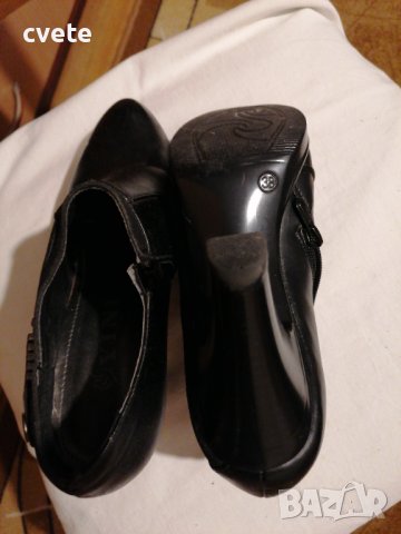 Дамски черни елегантни обувки, снимка 7 - Дамски обувки на ток - 38639095