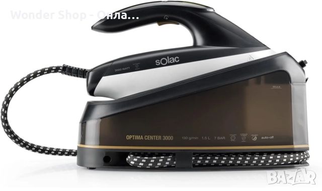 🧺💨 Парна ютия Solac Optima Center 3000 – гладене с професионална мощност, снимка 3 - Ютии - 51533618