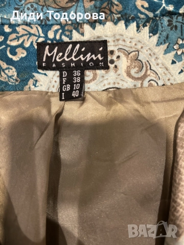 Елегантно дамско сако Mellini Fashion с ориенталски/пейсли принт, снимка 4 - Сака - 56214421