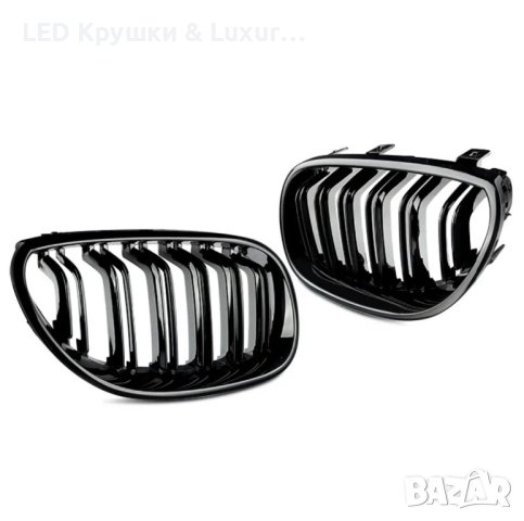 Двойни Бъбреци Черен Гланц За:BMW E60;E61;M5, снимка 3 - Аксесоари и консумативи - 35733315