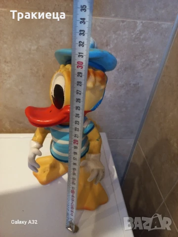 СТАРА ГУМЕНА ИГРАЧКА ДОНАЛД ДЪК DONALD DUCKS , снимка 5 - Антикварни и старинни предмети - 51390780