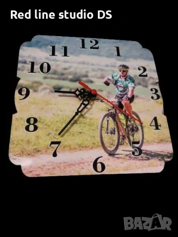 Часовник MDF с ваша снимка и надпис по избор, снимка 3 - Стенни часовници - 39309071