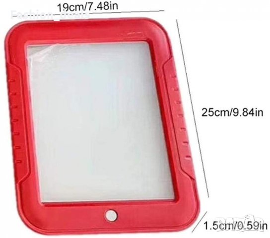 Нова Светеща дъска Таблет за рисуване + химикалки и шаблони за деца 3+, снимка 2 - Образователни игри - 35980989