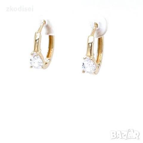 Златни обеци 2,31гр. 14кр. проба:585 модел:22010-2, снимка 1