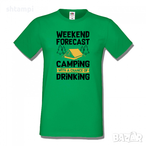 Мъжка тениска Weekend Forecast Планина,Изненада,Подарък,Поход,Връх,Хижа,, снимка 6 - Тениски - 36367447