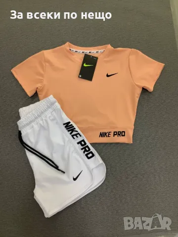 Nike Дамски Летен Комплект👚🩳Дамски Къс Екип Найк - Налични Различни цветове Код LFS442, снимка 12 - Спортни екипи - 49882263