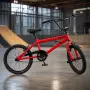 BMX велосипед TOIMSA 20” – Червен freestyle BMX с 360° ротор и V-Brake, снимка 1