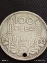 Сребърна монета 100 лева 1934г. Царство България продупчена за НАКИТ, НОСИЯ, КОЛЕКЦИЯ 28253, снимка 6
