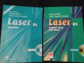 Учебник и учебна тетрадка по Английски език Laser В1 с дисков, снимка 1
