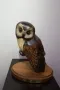 Дървена скулптура на бухал., снимка 2