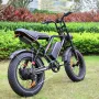 Ретро Електрически Fat Bike 1000W – Перфектен за град и офроуд, снимка 1