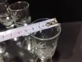 ретро стъклени чаши за ракия, снимка 3