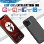 Нов Батерия кейс за iPhone 12/12 Pro 5000mAh – тънък и мощен за Айфон, снимка 3