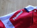 футболна тениска denmark hummel vintage екип оригинална спорт мъжка M, снимка 4