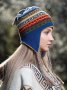 Автентична двулицева перуанска шапка Chullo различни цветове, снимка 7