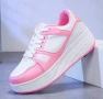Детски маратонки с колелца, светещи обувки с колела, ролери, Heelys - НОВИ - Различна номерацив, снимка 5