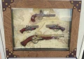 Картина с четири пистолета 3D ефект, снимка 1