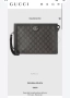 Gucci Ophidia унисекс мъжки клъч чанта, снимка 11