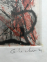 Графика-офорт, Георги Лечев, подписана, с рамка и стъкло , снимка 3