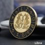 Монета зодия Везни в предпазна капсула , зодии , зодияк Libra, снимка 1