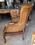 Кресло Луи с естествена кожа, снимка 5