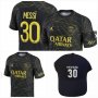 Екип Neymar 10 PSG Black and GOLD Черен Комплект Неймар ПСЖ 5 до 15г New Детски футболен екип, снимка 3
