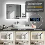 LUVODI LED огледало 80x60 см със светлина, Bluetooth и анти-мъгла, снимка 4