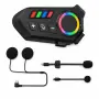 Bluetooth слушалки за мото каска с HIFI звук и RGB, снимка 1