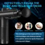 Zerolia Massage Gun А3Масажен пистолет с 30 скорости Тих ръчен масажор с LCD сензорен екран, снимка 7