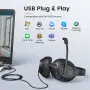 Нови Слушалки EKSA с микрофон, снимка 7