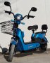 Електрически скутер EcoWay 350 вата модел MK-K син цвят 20Ah батерия