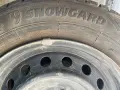 4 броя метални джанти 15" 5х100 от Toyota Avensis T22 със зимни гуми Rosava Snowgard 195/65, снимка 8