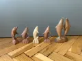 Малки дървени фигурки Делфини, снимка 4