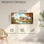 Голяма картина на платно Hyidecorart Селска Вила, 50x100 см, с красива дървена рамка, снимка 5